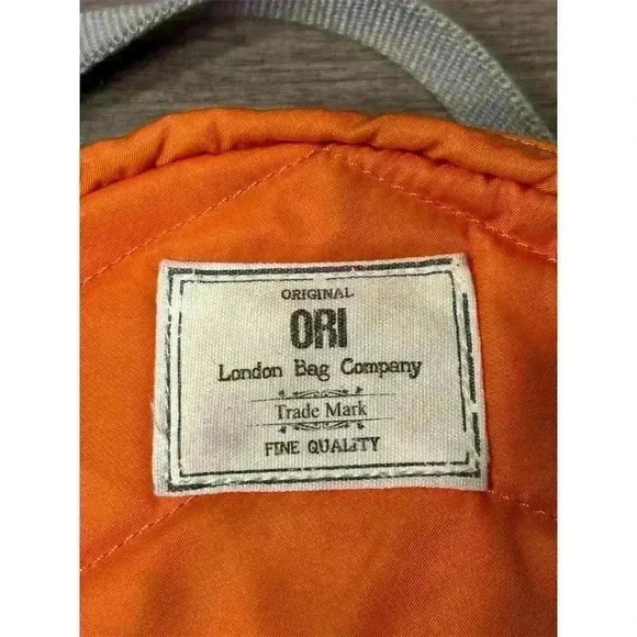 ORI London Paddington B Crossbody Bag Atomic Orange Unisex Medium - Picture 9 of 16